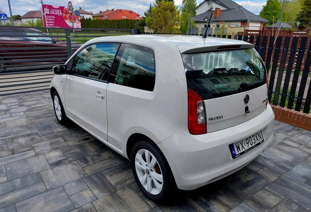 Skoda Citigo cena 15900 przebieg: 247500, rok produkcji 2013 z Warszawa małe 137